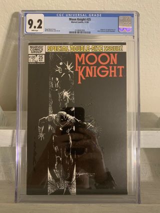 Moon Knight 25 Cgc 9.  2 1st First Black Spectre - Priority
