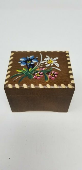 Reuge Music Box Hand Painted Crafted Switzerland Morning Star Swiss Movement