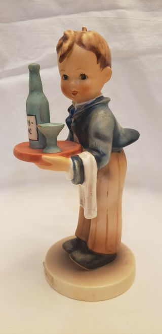 Vintage Hummel Goebel The Waiter Boy With Tray & Wine Bottle 154