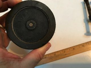 Vintage Cast Iron BRUNING pencil tip pointer sharpener drafting Supply (G) 3