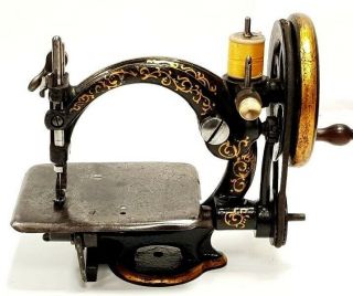Wow Antique & Rare Clemens Muller Sewing Machine Circa 1870 Nähmaschine