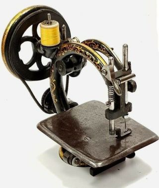WOW Antique & rare CLEMENS MULLER sewing machine circa 1870 Nähmaschine 2