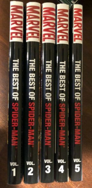 Spider - Man The Best Of Volume 1 2 3 4 5 Hc Straczynski Complete Vol Set Omnibus