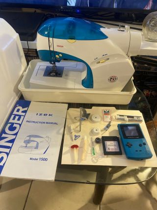 Singer Izek 1500 Nintendo Game Boy Computerized Sewing Machine - Rare