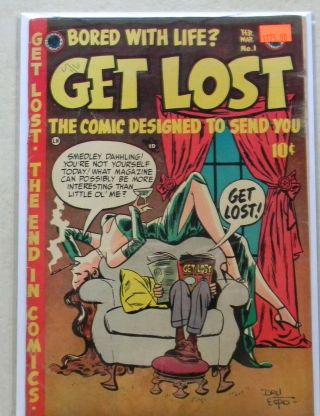 Get Lost 1 (1954 Mikeross) 4.  0 Vg Ow/w Pre - Code Ec/mad - Like 1 Gga Flash Gordon