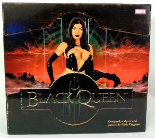 A0840.  Black Queen Bust Marvel Dynamic Forces N.  I.  B.  L/e 1,  000 (2004)