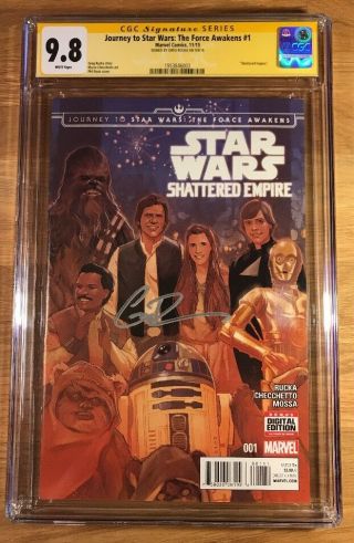 Journey To Star Wars: The Force Awakens 1,  Shattered Empire,  Cgc 9.  8 Ss,  Rucka