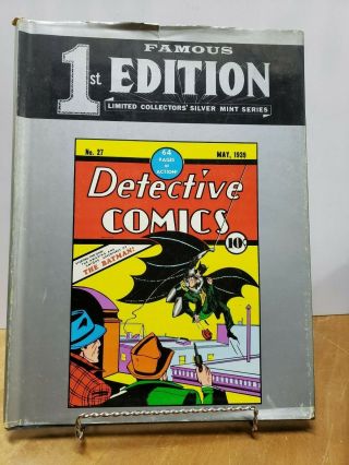 Famous 1st Edition Detective Comics 27 Hc W/ Dust Jacket 1974 Rare Htf (fc47 - 3)