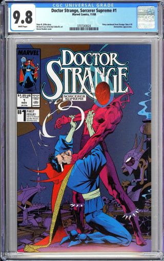 Doctor Strange Sorcerer Supreme 1 Cgc 9.  8 Wp 1988 3707243024 Dormammu