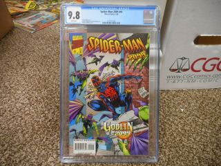 Spiderman 2099 40 Cgc 9.  8 Marvel 1996 Nm White Pgs Green Goblin Cover Movie