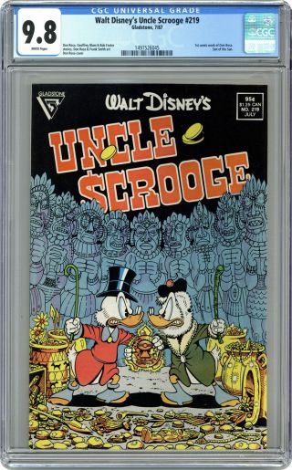 Uncle Scrooge 219 Cgc 9.  8 1987 1497526045