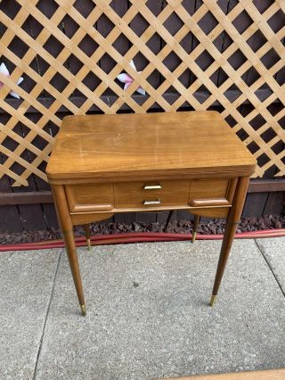 Vintage Singer Sewing Machine Table/Cabinet - A 401A came out of this table 2