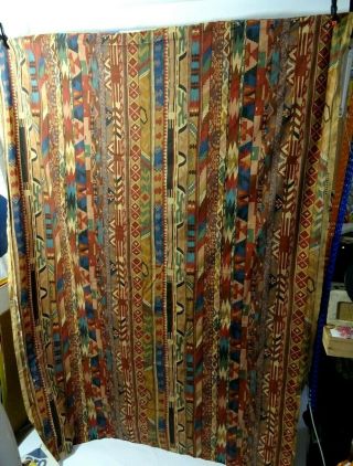 Vintage Retro " Liberty Of London /zebak " Exclusive Design Curtain /fabric.