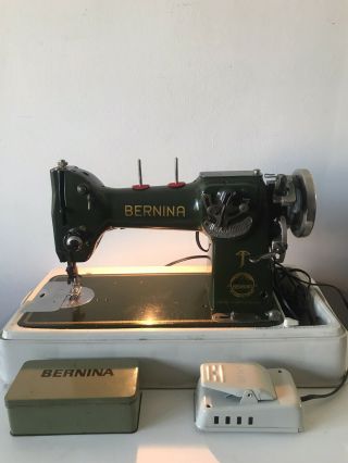 Vintage Bernina Swiss Sewing Machine - Made In Switzerland - Great