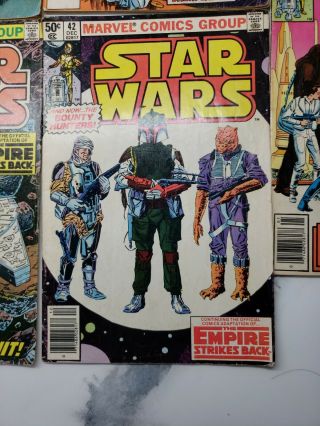 Star Wars 42 (dec 1980,  Marvel) 1 4 6 39 41 42 43