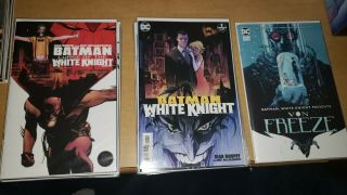 Batman White Knight 1 - 8,  Curse Of The White Knight 1 - 8,  Von Freeze 1st Print