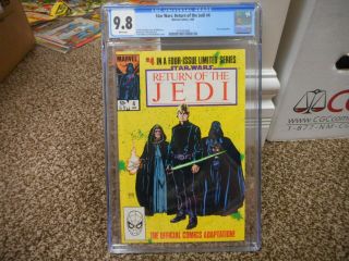 Star Wars Return Of The Jedi 4 Cgc 9.  8 Great Luke Darth Vader Emperor Cover Whit