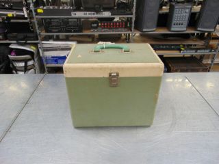 Singer Featherweight 221k Sewing Machine Lite Green W/case