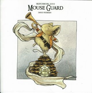 David Petersen Mouse Guard Sketchbook 2010 Signed & Numbered 29/300 & Bonus