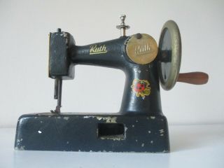 Rare Cast Iron German Toy Child 