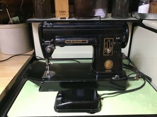 1953 Singer 301a Short Bed Slant Sewing Machine Black I