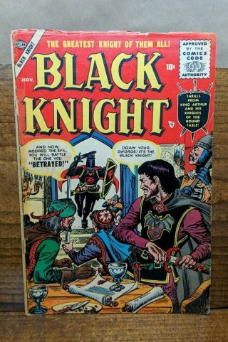 Black Knight 4 (atlas,  1955) Stan Lee Fred Kida Joe Maneely John Romita