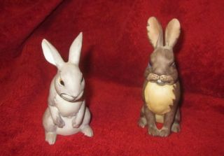 Watership Down Rabbits Rare Figures Figurines Silver & General Woundwort Ears