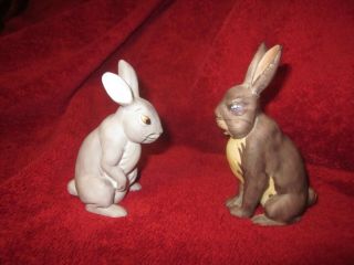 Watership Down Rabbits rare figures figurines Silver & General Woundwort ears 3