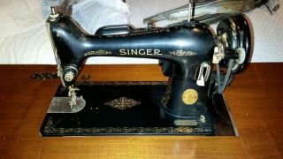 Vintage 1955/56 Singer Sewing Machine Model 66 - 16 (cabinet Not)