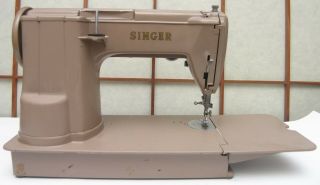 Singer 301a sewing machine w/ case,  Simanco bobbin case,  numerous accessories 2