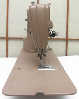Singer 301a sewing machine w/ case,  Simanco bobbin case,  numerous accessories 3