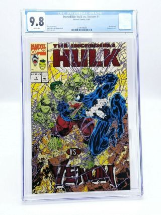 Incredible Hulk Vs.  Venom 1 Cgc 9.  8 White Pages 1994