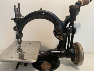 Antique Wilcox And Gibbs Sewing Machine Small Serial A673521
