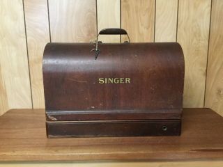 Vintage 1940s Electric Singer Sewing Machine With Case And Bobbins