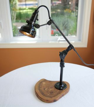 Vintage Singer Lamp Singer Slf - 2 Articulated Industrial Sewing Machine