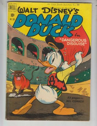 Four Color 308 Vg,  (4.  5) Carl Barks Story&art Donald Duck In Dangerous Disguise