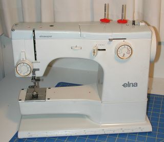 Elna 62C Sewing Machine Complete with All Accessories Serviced 3