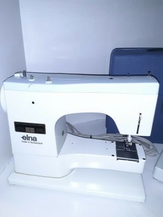 Elna ElnaSuper 62C Sewing Machine Switzerland,  Case,  Foot Pedal 2