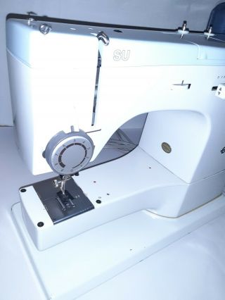 Elna ElnaSuper 62C Sewing Machine Switzerland,  Case,  Foot Pedal 3