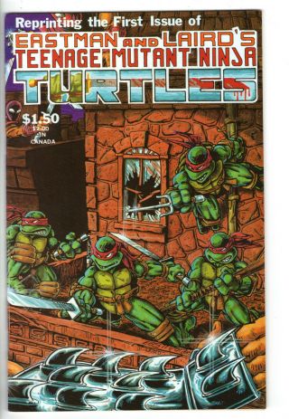 Teenage Mutant Ninja Turtles 1 - 4th (1984) - Grade 9.  4 - 4th Printing