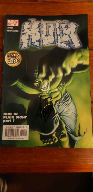 Hulk 55 Signed By Stan Lee