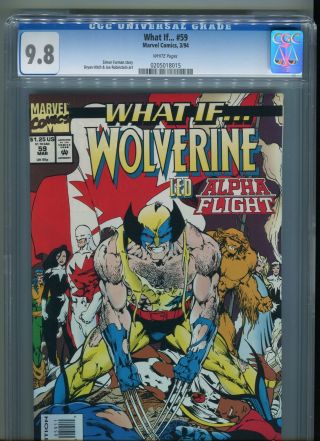 What If? 59 Cgc 9.  8 (1994) Wolverine Led Alpha Flight Highest Grade