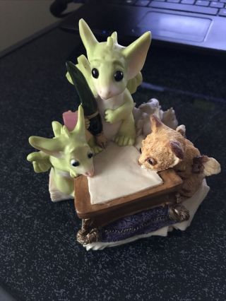 Whimsical World Of Pocket Dragons Looking For The Right Words