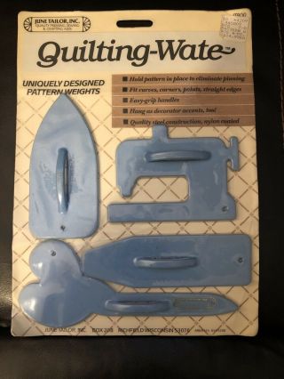 June Tailor,  Inc.  Pressing Sewing Crafting Aids Pattern Weights Vintage Rare Nip