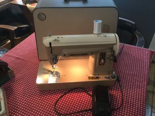 Singer 404 Slant Needle Sewing Machine Serviced Ready To Sew