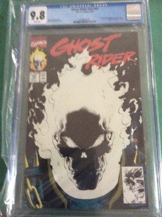 Ghost Rider V2 15 Cgc 9.  8 Nm,  Glow - In - The - Dark 1st Print
