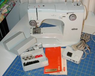 Elna Su 62c Sewing Machine Complete With Accessories Serviced Us