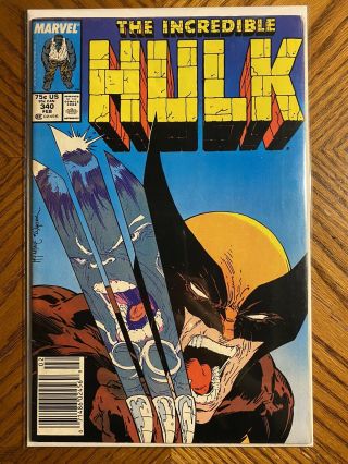 The Incredible Hulk 340 Marvel Comics 1988 Classic Todd Mcfarlane Cover