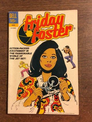 Friday Foster 1 Dell Comics 1972 First 1st African American Woman Comic