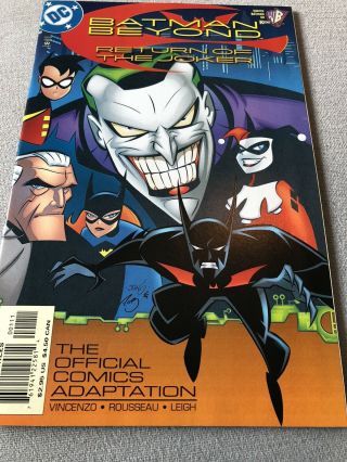 Batman Beyond Return Of The Joker Dc The Official Comic Book Adaptation